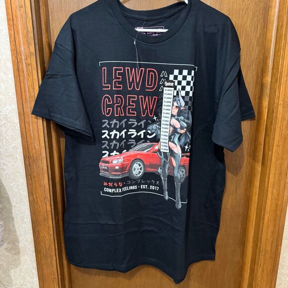 Lewd Complex anime demon girl with car NWT size medium - Picture 1 of 2